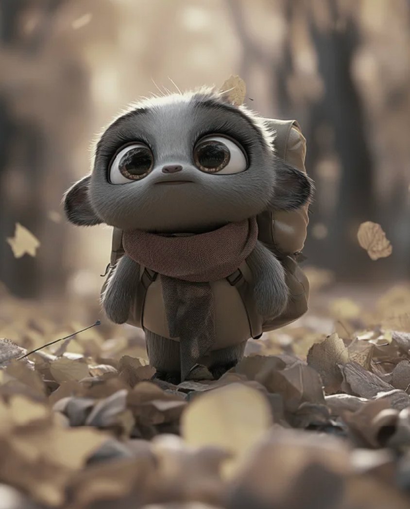 Personaje estilo Pixar